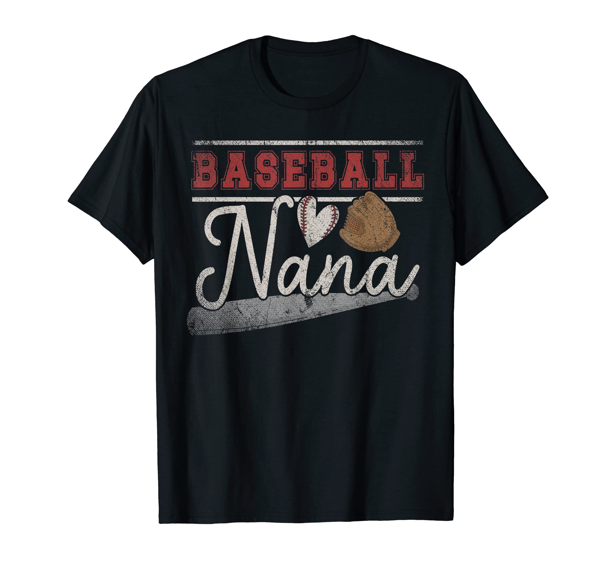 Baseball Nana Baseball Player Grandma T-Shirt - Graphic Print Men Women - T-Shirt, Sweatshirt, Hoodie