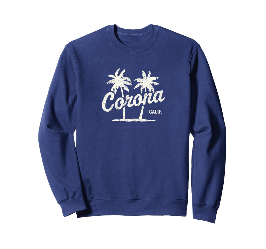 Corona California 70S Palm Trees Sweatshirt - Graphic Print Men Women - T-Shirt, Sweatshirt, Hoodie