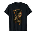 Tattoo Grim Reaper Traditional Flash T-Shirt - Fun Novelty Design Unisex - T-Shirt, Sweatshirt, Hoodie