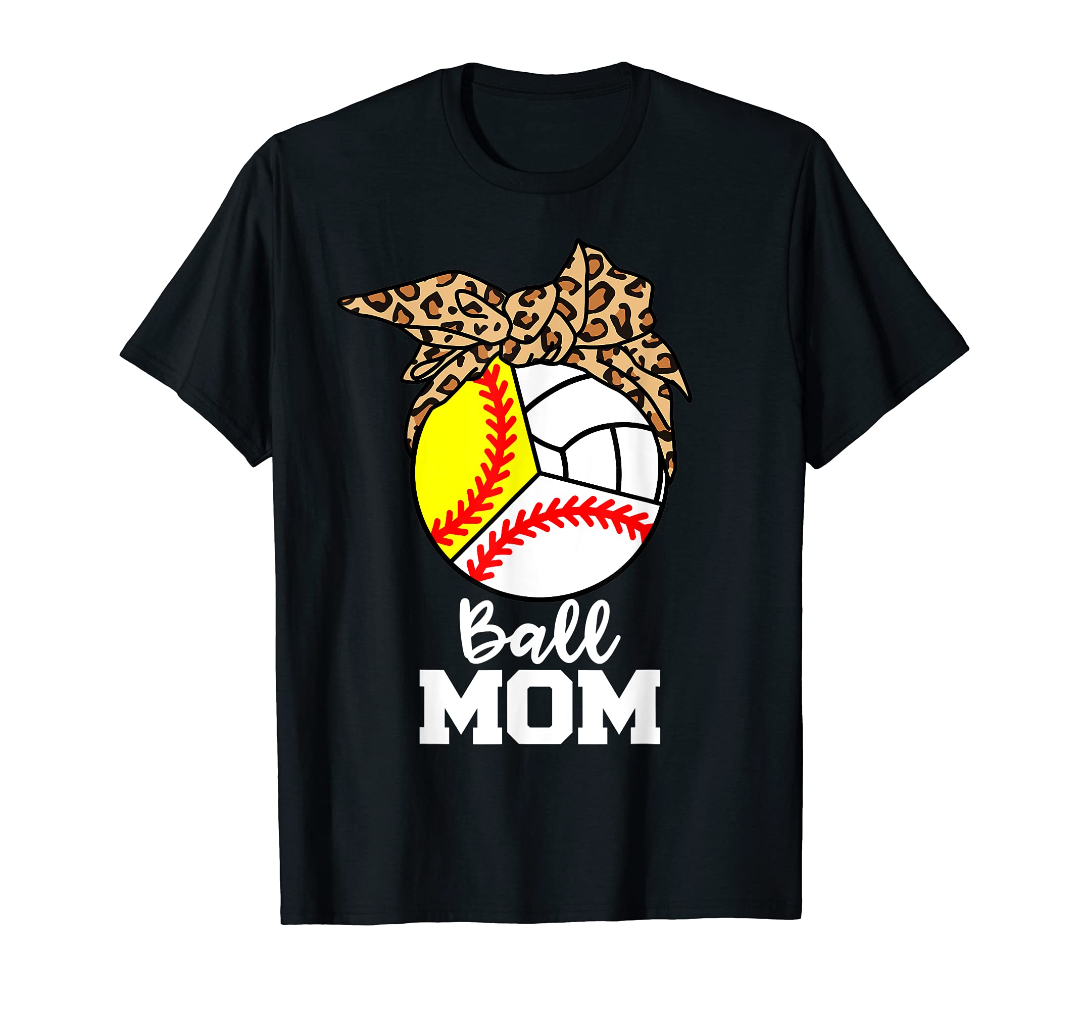 Ball Mom Funny Baseball Softball T-Shirt - Novelty Apparel Unisex - T-Shirt, Sweatshirt, Hoodie