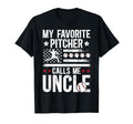 My Favorite Baseball Pitcher Uncle T-Shirt - Streetwear Style for Adults - T-Shirt, Sweatshirt, Hoodie