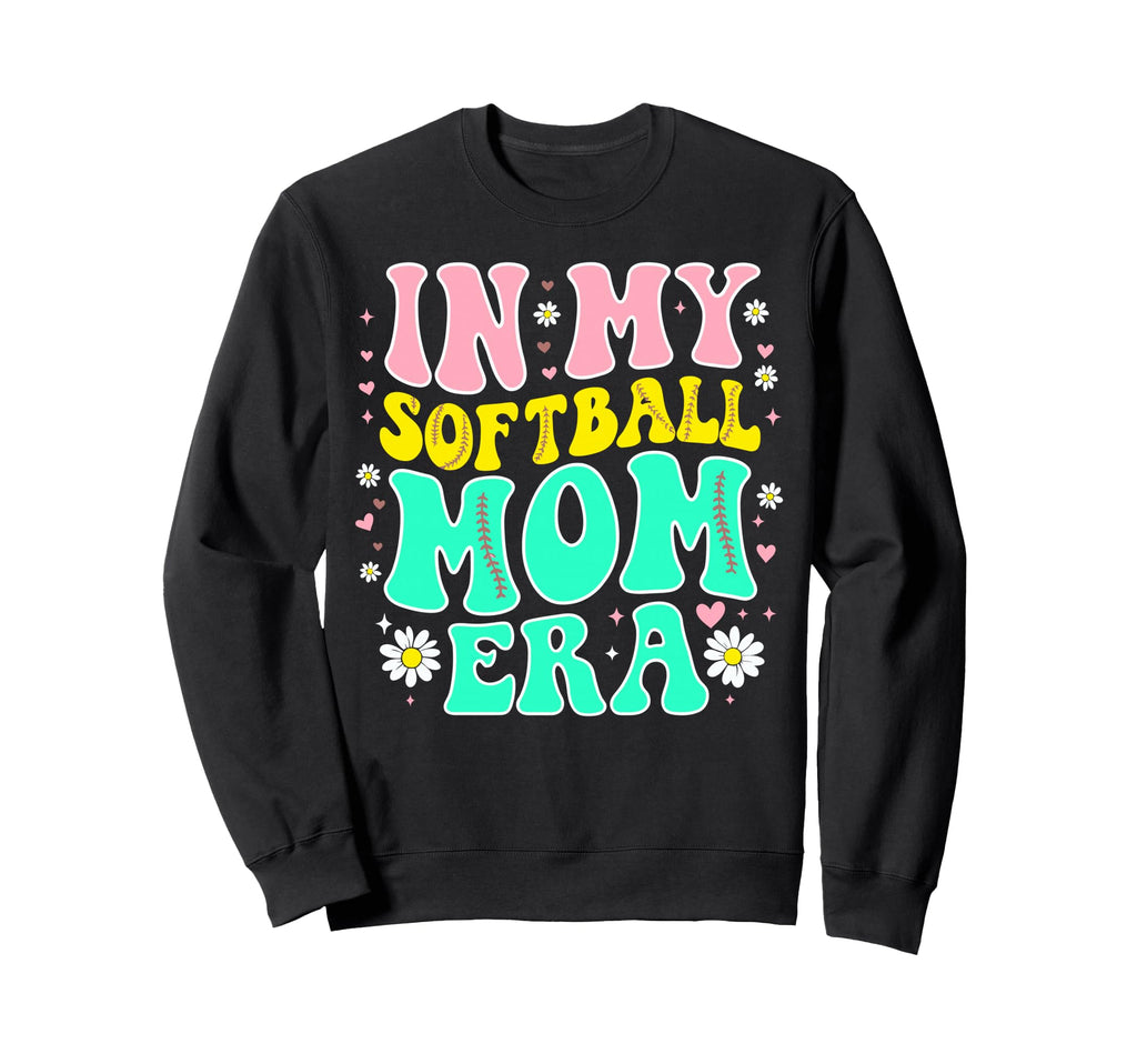 My Softball Mom Era Softball Mama Sweatshirt - Aesthetic Graphic Unisex - T-Shirt, Sweatshirt, Hoodie
