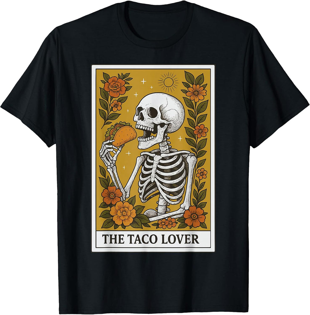 Tarot Card Lover Cinco De Mayo Skeleton - Adult & Kids T-Shirts, Sweatshirts & Hoodies apparel design preview 1