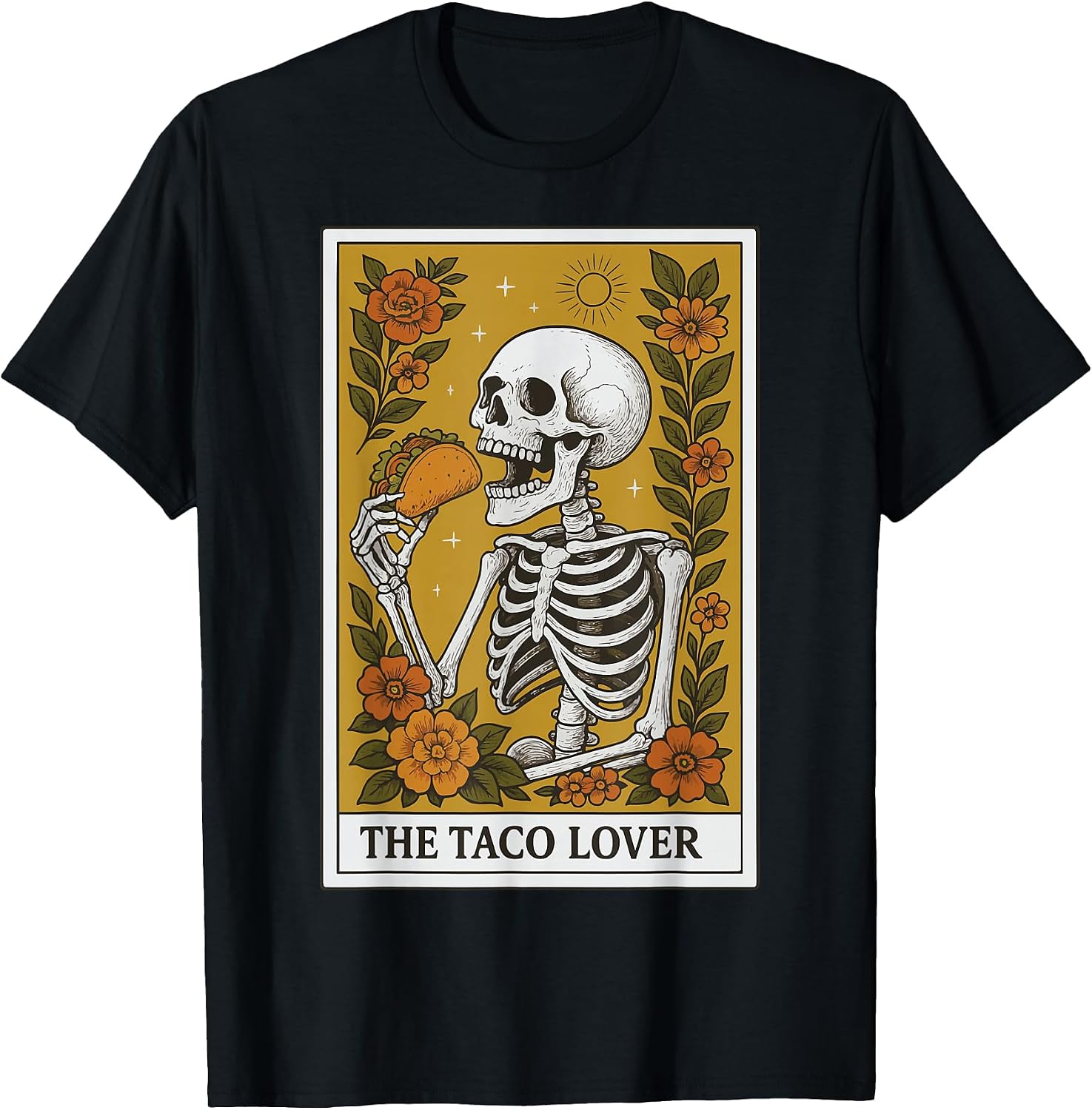 Tarot Card Lover Cinco De Mayo Skeleton - Adult & Kids T-Shirts, Sweatshirts & Hoodies apparel design preview 1