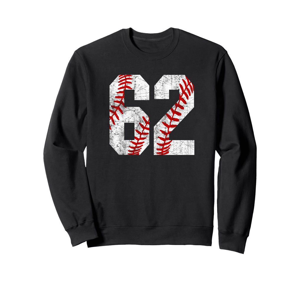 Baseball Mom 62 Jersey Baseball Sweatshirt - Custom Art Print Men Women - T-Shirt, Sweatshirt, Hoodie