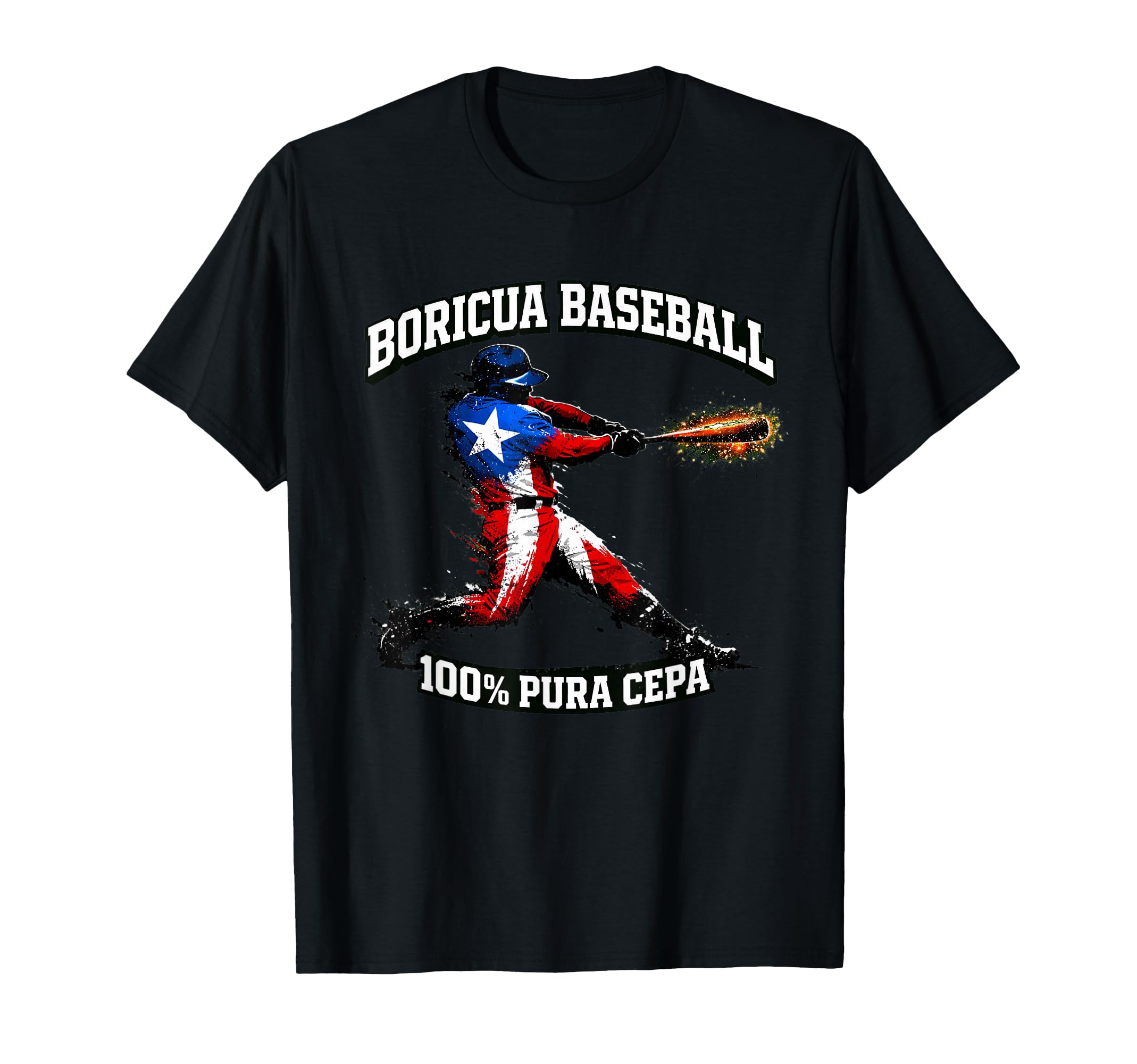 Boricua Baseball Puerto Rico Flag T-Shirt - Aesthetic Graphic for Adults - T-Shirt, Sweatshirt, Hoodie