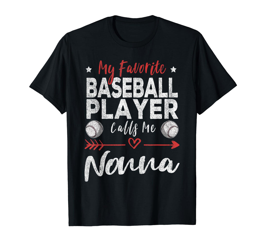 My Favorite Baseball Player Calls Me Nonna T-Shirt - Trendy Graphic Unisex - T-Shirt, Sweatshirt, Hoodie