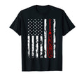 American Flag Baseball Flag Dad Mom T-Shirt - Unique Graphic Unisex - T-Shirt, Sweatshirt, Hoodie