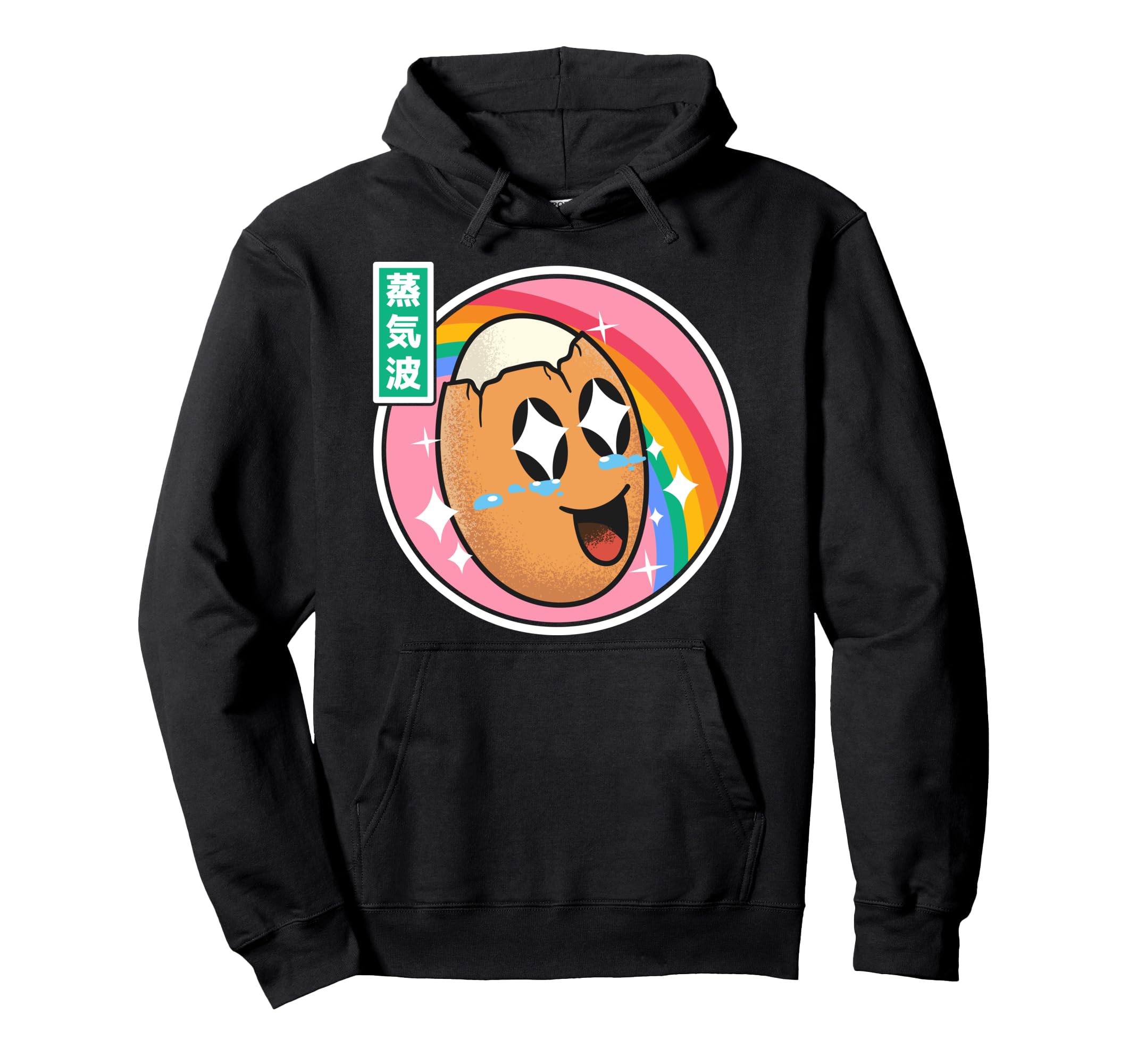 Happy Egg Pastel 80S Japan Otaku Vaporwave Hoodie - Novelty Apparel Unisex - T-Shirt, Sweatshirt, Hoodie