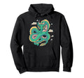 Dragon Grunge Glitch Aesthetic Japan Hoodie - Aesthetic Graphic for Adults - T-Shirt, Sweatshirt, Hoodie