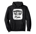 Womens Custom Baseball Mom Number 11 Hoodie - Novelty Apparel for Adults - T-Shirt, Sweatshirt, Hoodie