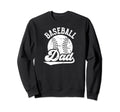 Baseball Dad Baseball Player Father Sweatshirt - Minimalist Print Men Women - T-Shirt, Sweatshirt, Hoodie