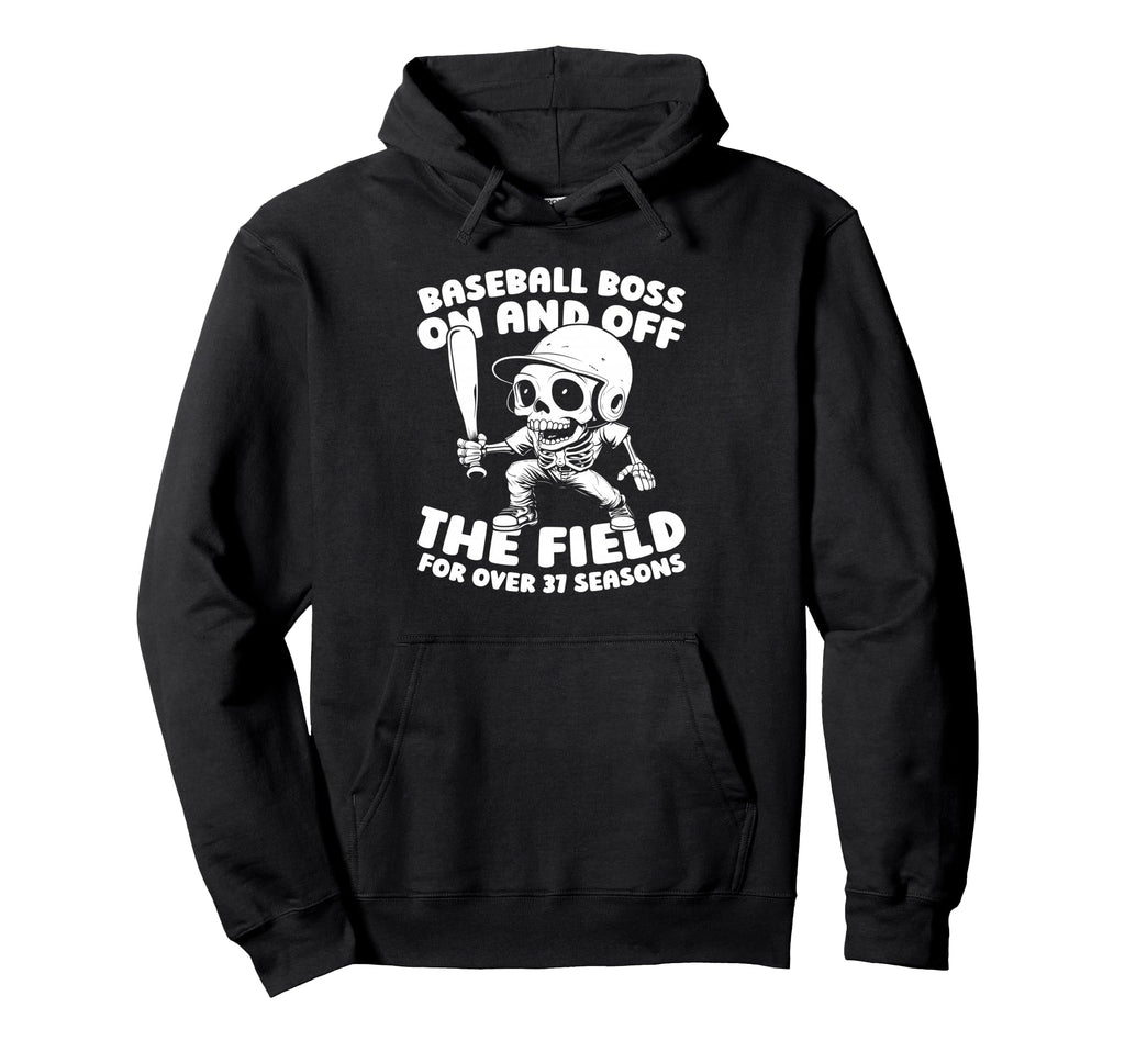 37 Years Old Baseballer Player Team Hoodie - Unique Graphic Men Women - T-Shirt, Sweatshirt, Hoodie