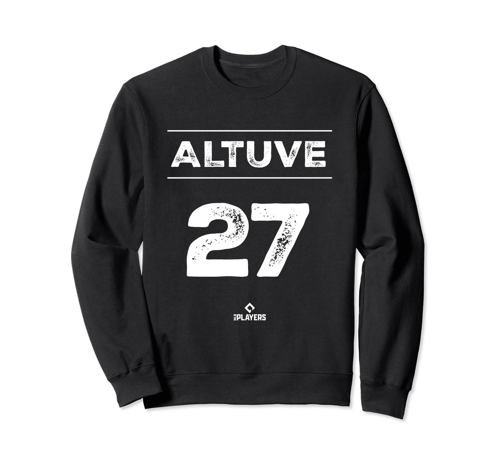 Jose Altuve 27 Mlbpa Houston Sweatshirt - Custom Art Print for Adults - T-Shirt, Sweatshirt, Hoodie