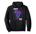 Japanese Demon Face Mask Devil Oni Hoodie - Aesthetic Graphic for Adults - T-Shirt, Sweatshirt, Hoodie