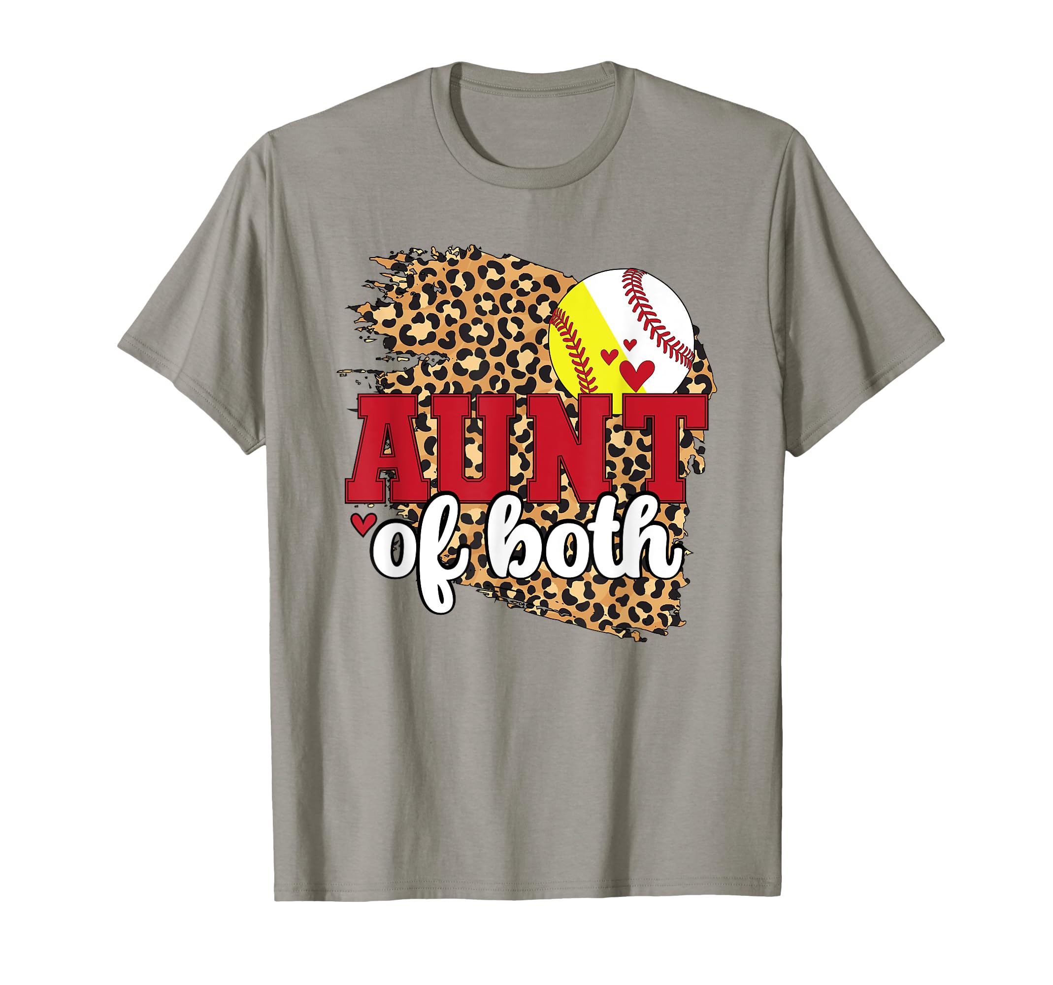 Aunt Both Baseball Softball Aunt T-Shirt - Minimalist Print Men Women - T-Shirt, Sweatshirt, Hoodie