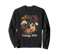 1969 Boho Rose Floral Flower Sweatshirt - Minimalist Print Unisex - T-Shirt, Sweatshirt, Hoodie