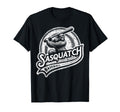 Sasquatch Baseball Squatch Funny T-Shirt - Custom Art Print Men Women - T-Shirt, Sweatshirt, Hoodie