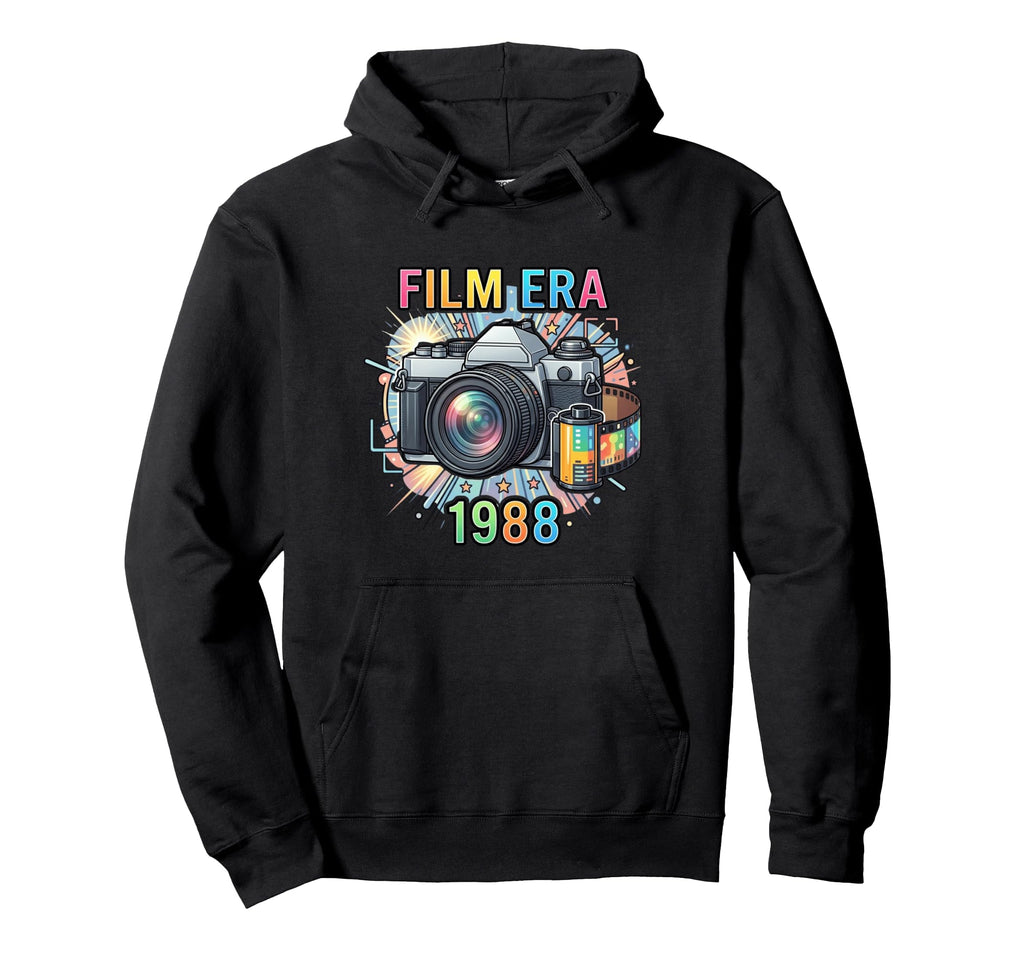 Film Photography Camera Enthusiast 1988 Hoodie - Fun Novelty Design Unisex - T-Shirt, Sweatshirt, Hoodie