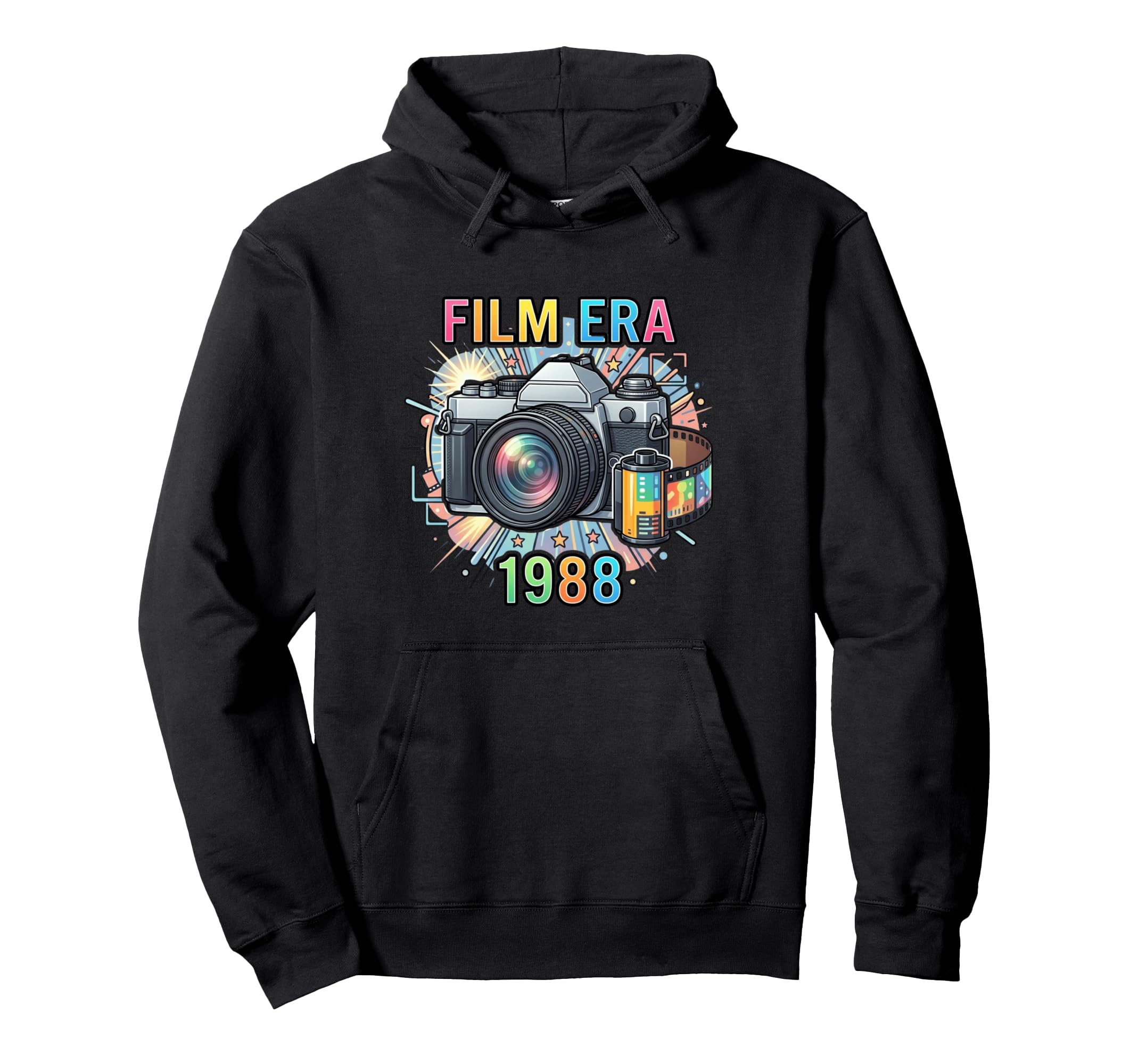 Film Photography Camera Enthusiast 1988 Hoodie - Fun Novelty Design Unisex - T-Shirt, Sweatshirt, Hoodie