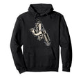 Coil Tattoo Machine Blackwork Flash Hoodie - Fun Novelty Design Unisex - T-Shirt, Sweatshirt, Hoodie