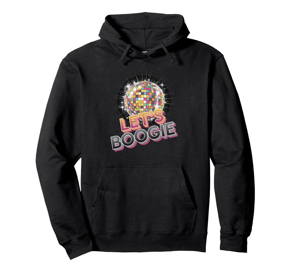Disco Ball Lets Boogie Fever Hoodie - Aesthetic Graphic for Adults - T-Shirt, Sweatshirt, Hoodie