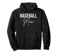 Baseball Mom Mother Baseball Player Mama Hoodie - Unique Graphic Unisex - T-Shirt, Sweatshirt, Hoodie