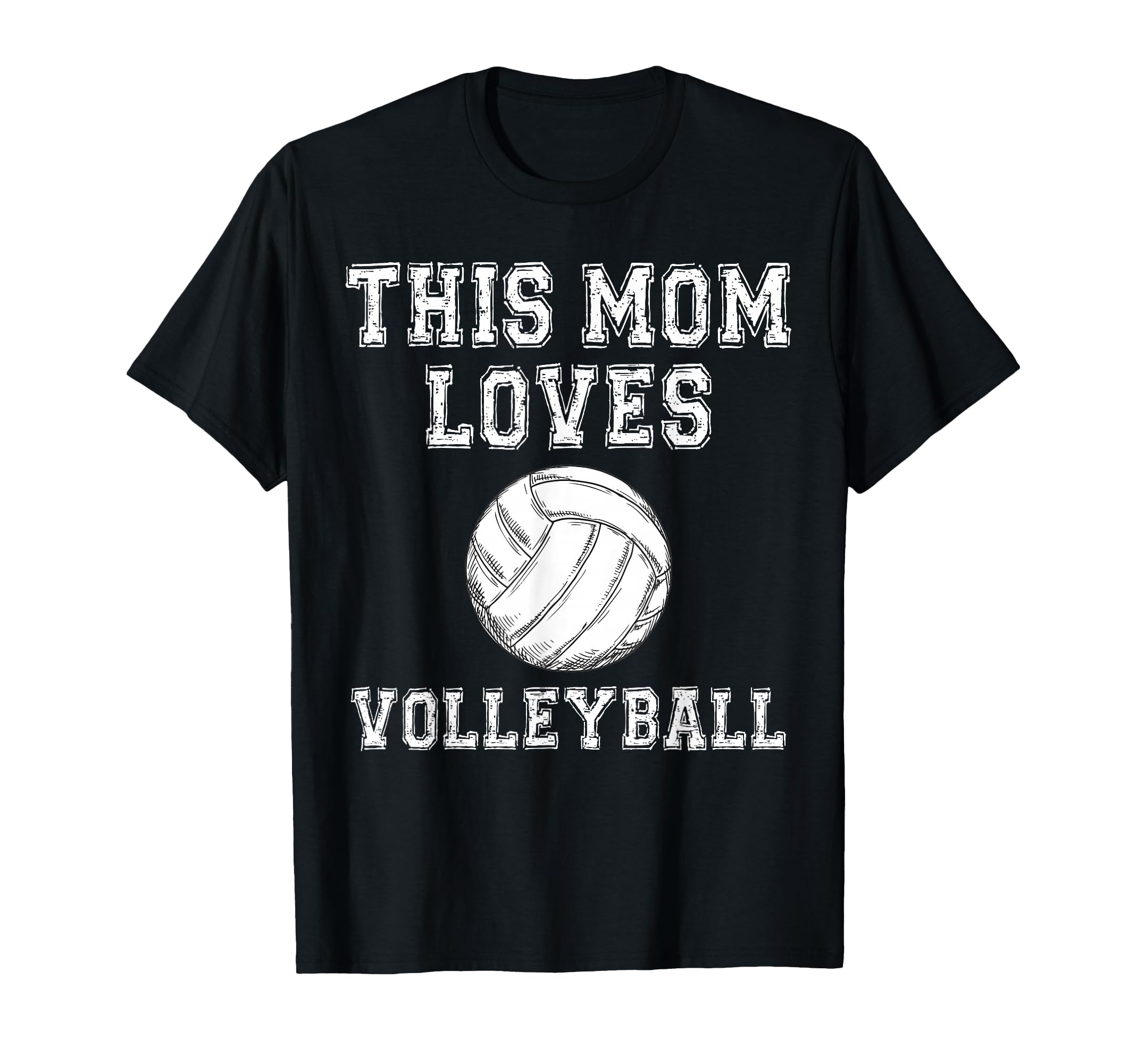 This Mom Loves Volleyball Game Day T-Shirt - Casual Everyday Wear Unisex - T-Shirt, Sweatshirt, Hoodie