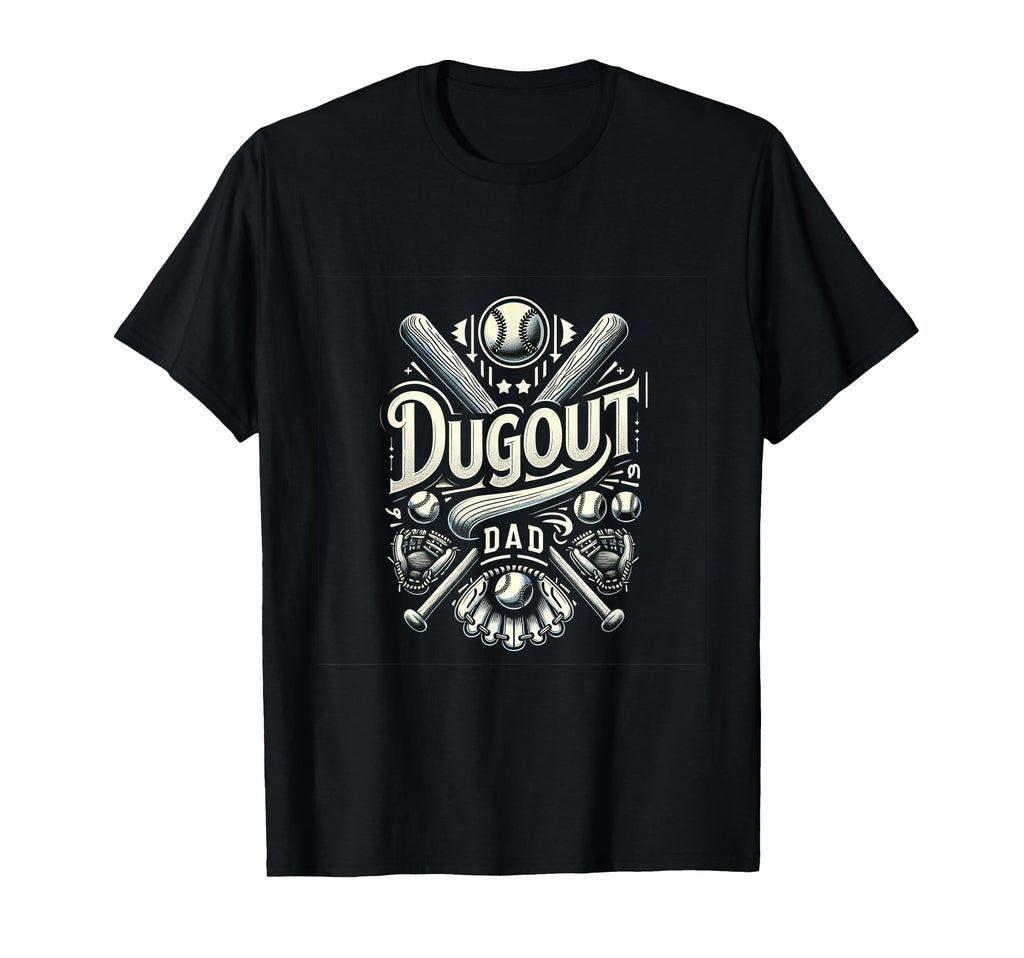 Dugout Dad T-Shirt - Fun Novelty Design Men Women - T-Shirt, Sweatshirt, Hoodie