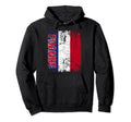 France Flag Distressed France Hoodie - Fun Novelty Design for Adults - T-Shirt, Sweatshirt, Hoodie
