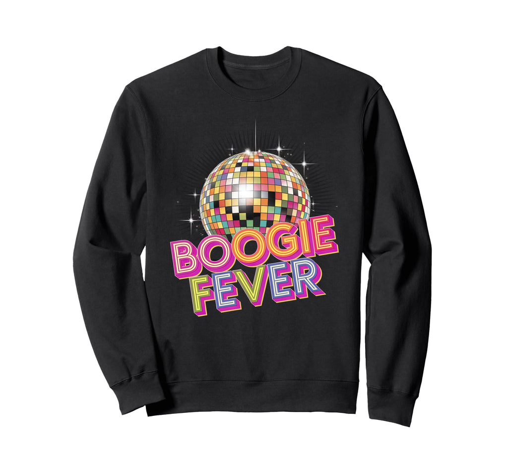 Disco Ball Boogie Fever Sweatshirt - Aesthetic Graphic for Adults - T-Shirt, Sweatshirt, Hoodie