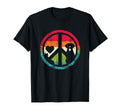 Peace Love Cats And Dogs Peace T-Shirt - Fun Novelty Design Men Women - T-Shirt, Sweatshirt, Hoodie