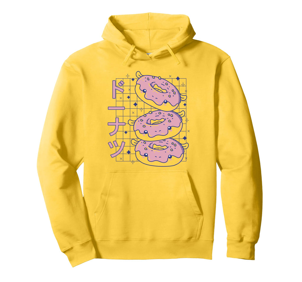 Kawaii Japanese Donut Pastel Vaporwave Hoodie - Graphic Print Unisex - T-Shirt, Sweatshirt, Hoodie