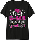 Class 2026 Graduate Proud Family Graduation Pink a - Adult & Kids T-Shirts, Sweatshirts & Hoodies apparel design preview 1