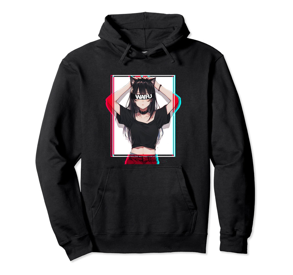 Japanese Aesthetic Waifu Anime Otaku Hoodie - Trendy Graphic Unisex - T-Shirt, Sweatshirt, Hoodie