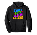 Peace Love Scotus Reform Hippie Boho Hoodie - Trendy Graphic Unisex - T-Shirt, Sweatshirt, Hoodie