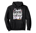 Daddy Birthday Baseball Matching Family Hoodie - Minimalist Print Unisex - T-Shirt, Sweatshirt, Hoodie