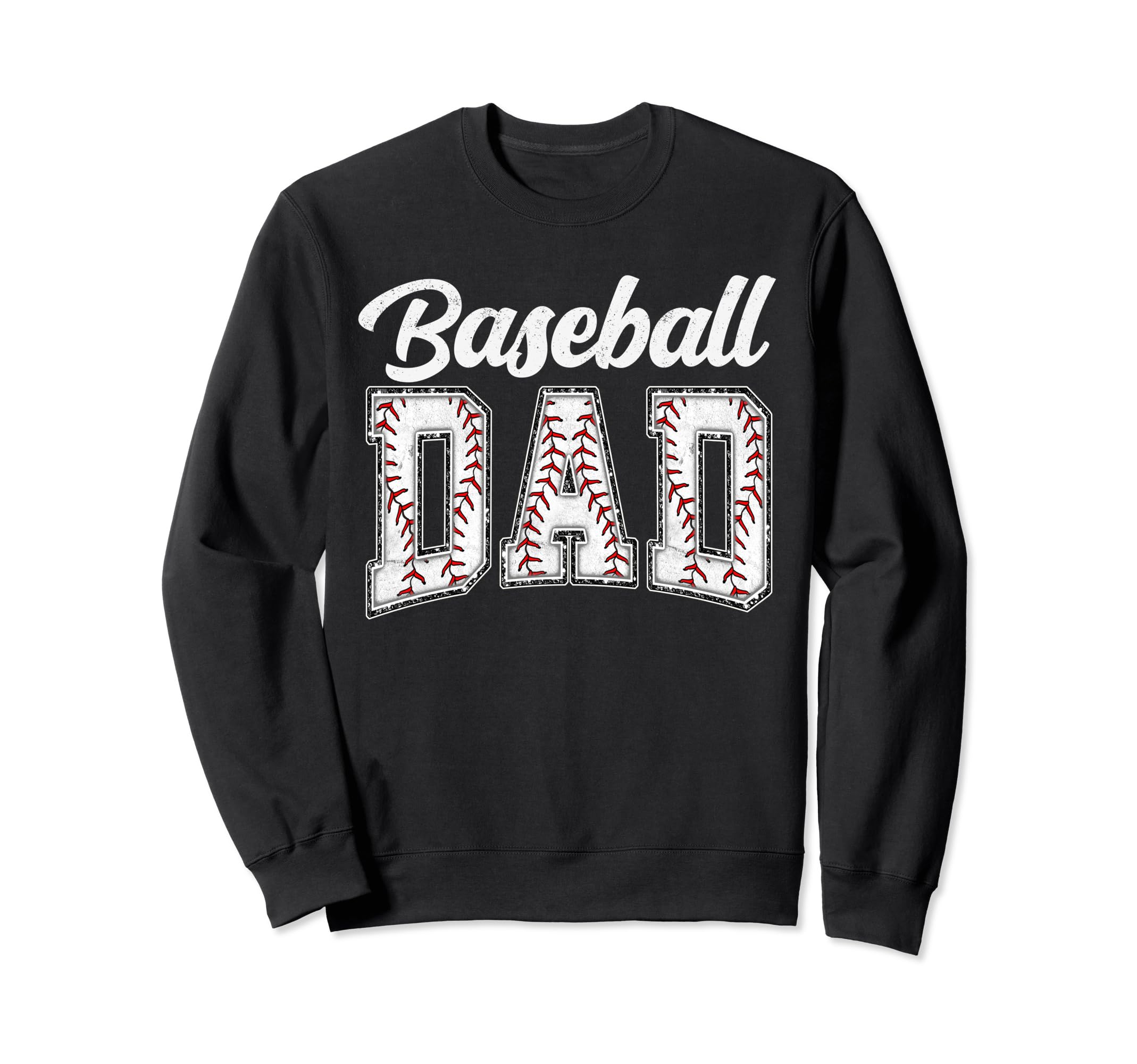 Baseball Dad Baseball Daddy Funny Sweatshirt - Minimalist Print Unisex - T-Shirt, Sweatshirt, Hoodie