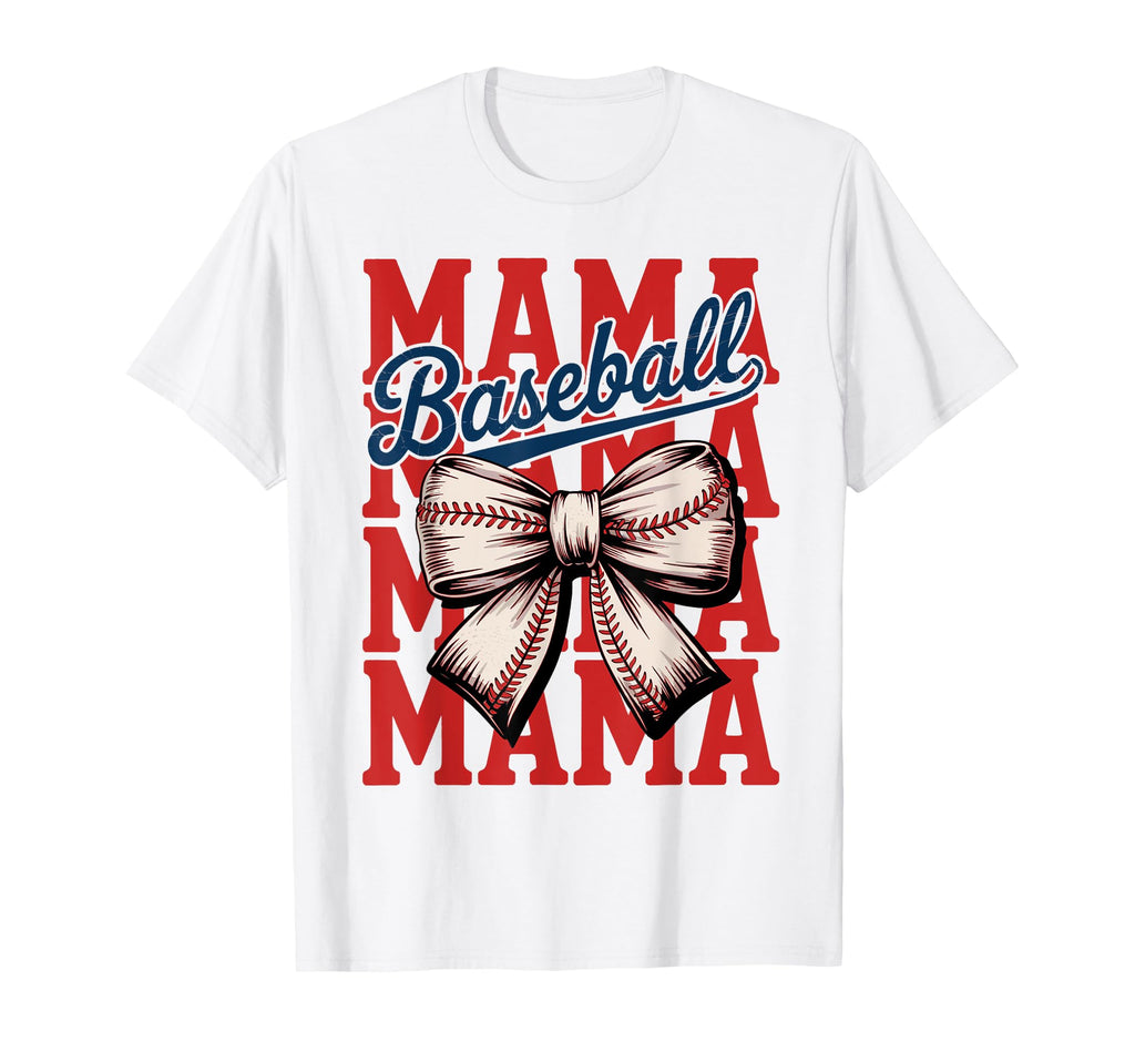 Baseball Mama Game Day Sports Mom T-Shirt - Custom Art Print Men Women - T-Shirt, Sweatshirt, Hoodie