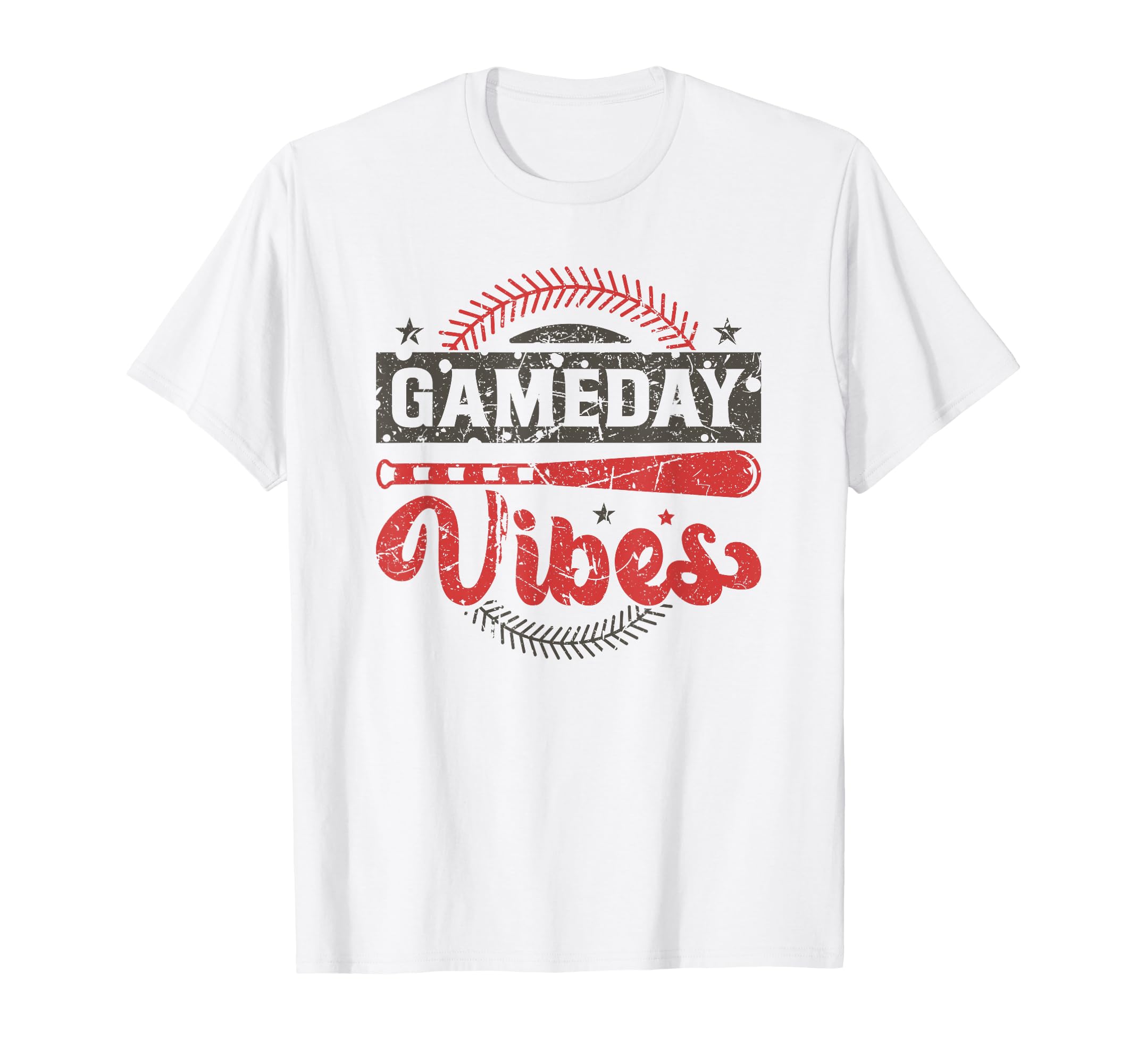 Funny Baseball Mom Dad Gameday Vibes T-Shirt - Fun Novelty Design Men Women - T-Shirt, Sweatshirt, Hoodie