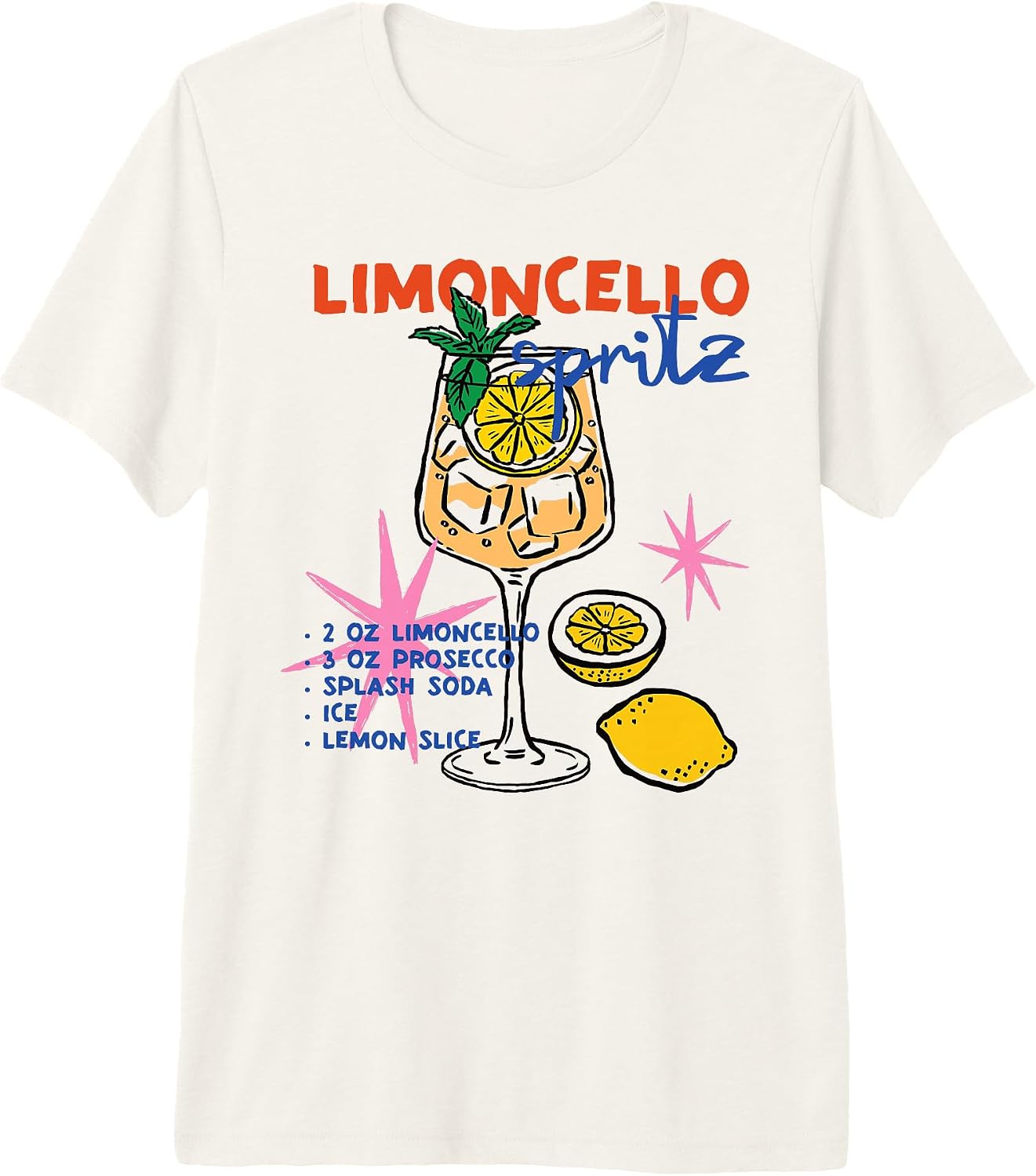 Limoncello Spritz Cocktail Graphic Collection - Adult & Kids T-Shirts, Sweatshirts & Hoodies apparel design preview 1