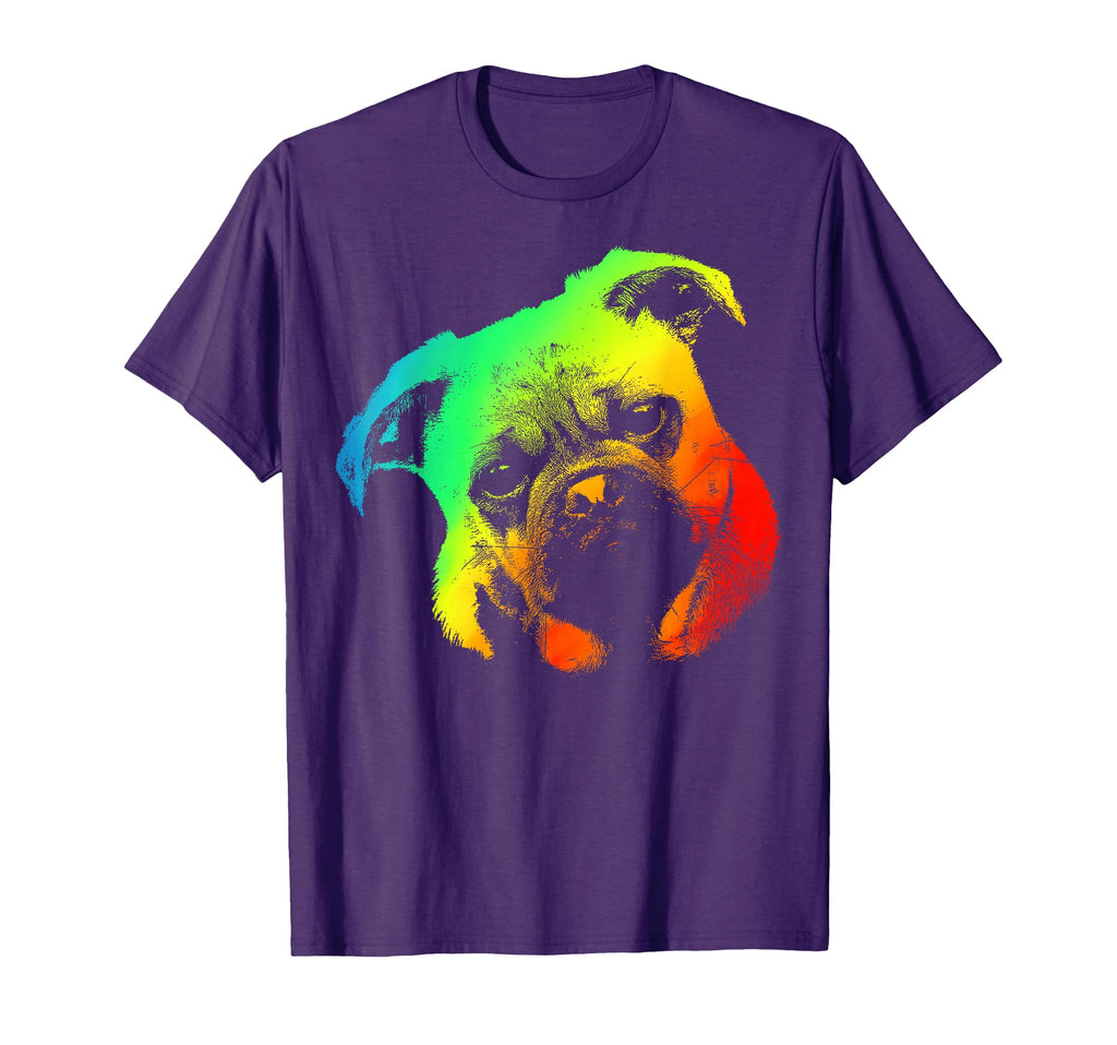 Jug Dog Colorful Rainbow T-Shirt - Aesthetic Graphic Men Women - T-Shirt, Sweatshirt, Hoodie