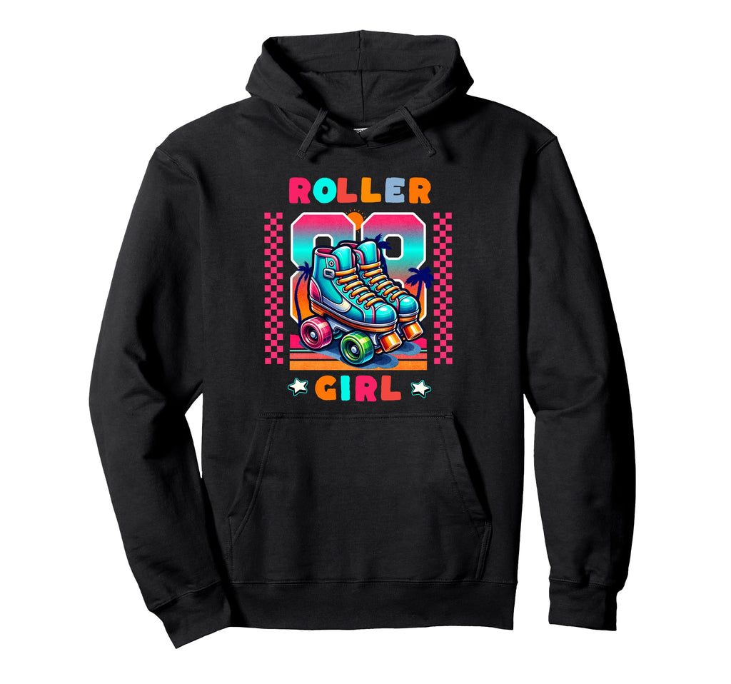 Roller Sunset Beach Skating Vibe Hoodie - Custom Art Print for Adults - T-Shirt, Sweatshirt, Hoodie