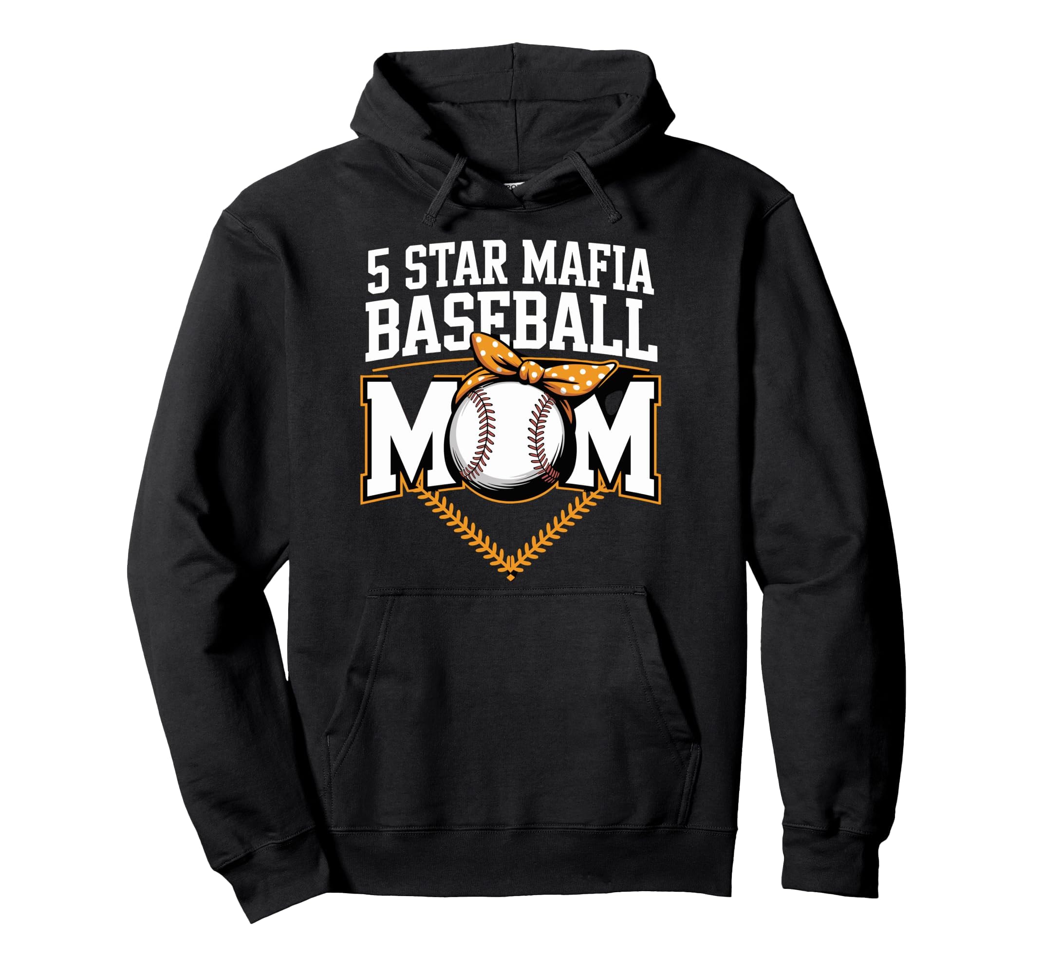 5 Star Mafia Baseball Mom Hoodie - Casual Everyday Wear for Adults - T-Shirt, Sweatshirt, Hoodie