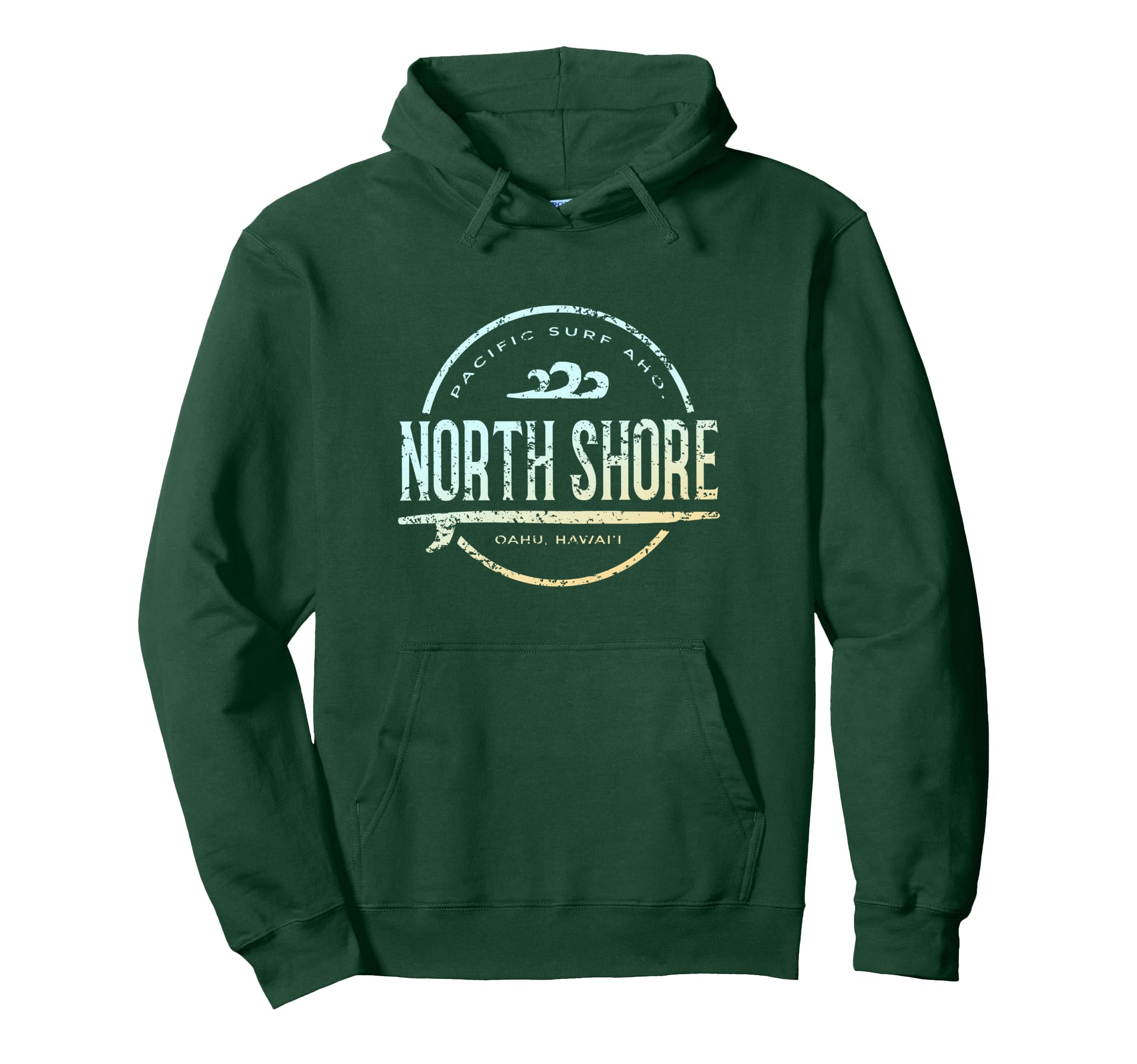 North Shore Oahu North Shore Hawaii Surf Hoodie - Novelty Apparel Unisex - T-Shirt, Sweatshirt, Hoodie