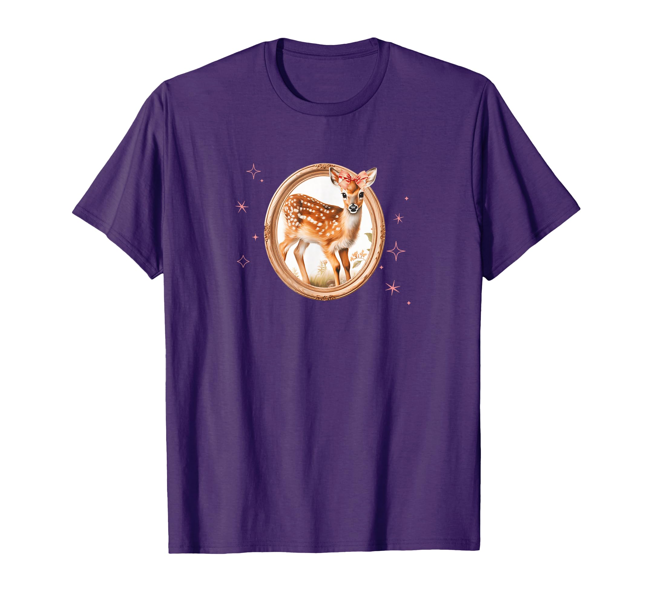 Coquette Fawn Deer Girlcore Y2K T-Shirt - Trendy Graphic for Adults - T-Shirt, Sweatshirt, Hoodie