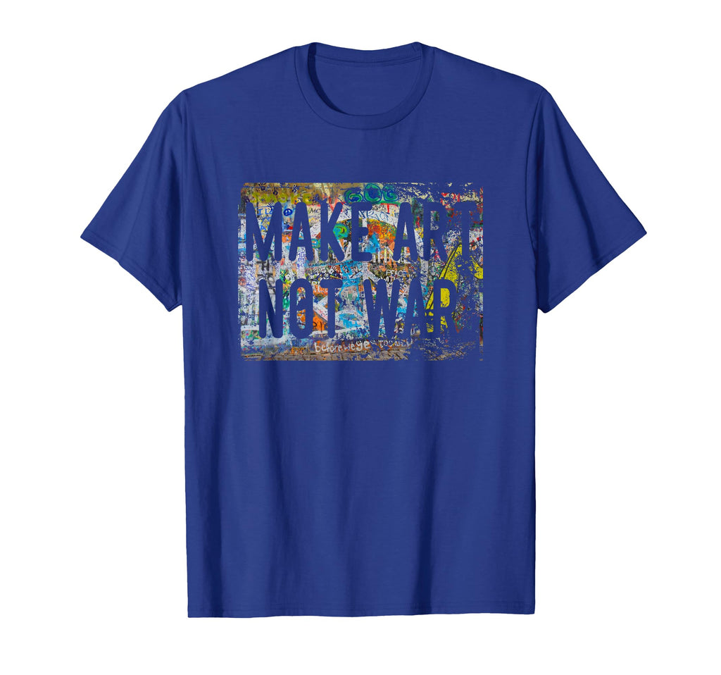 Make Art Not War Peace Graffiti Hippy T-Shirt - Streetwear Style Men Women - T-Shirt, Sweatshirt, Hoodie