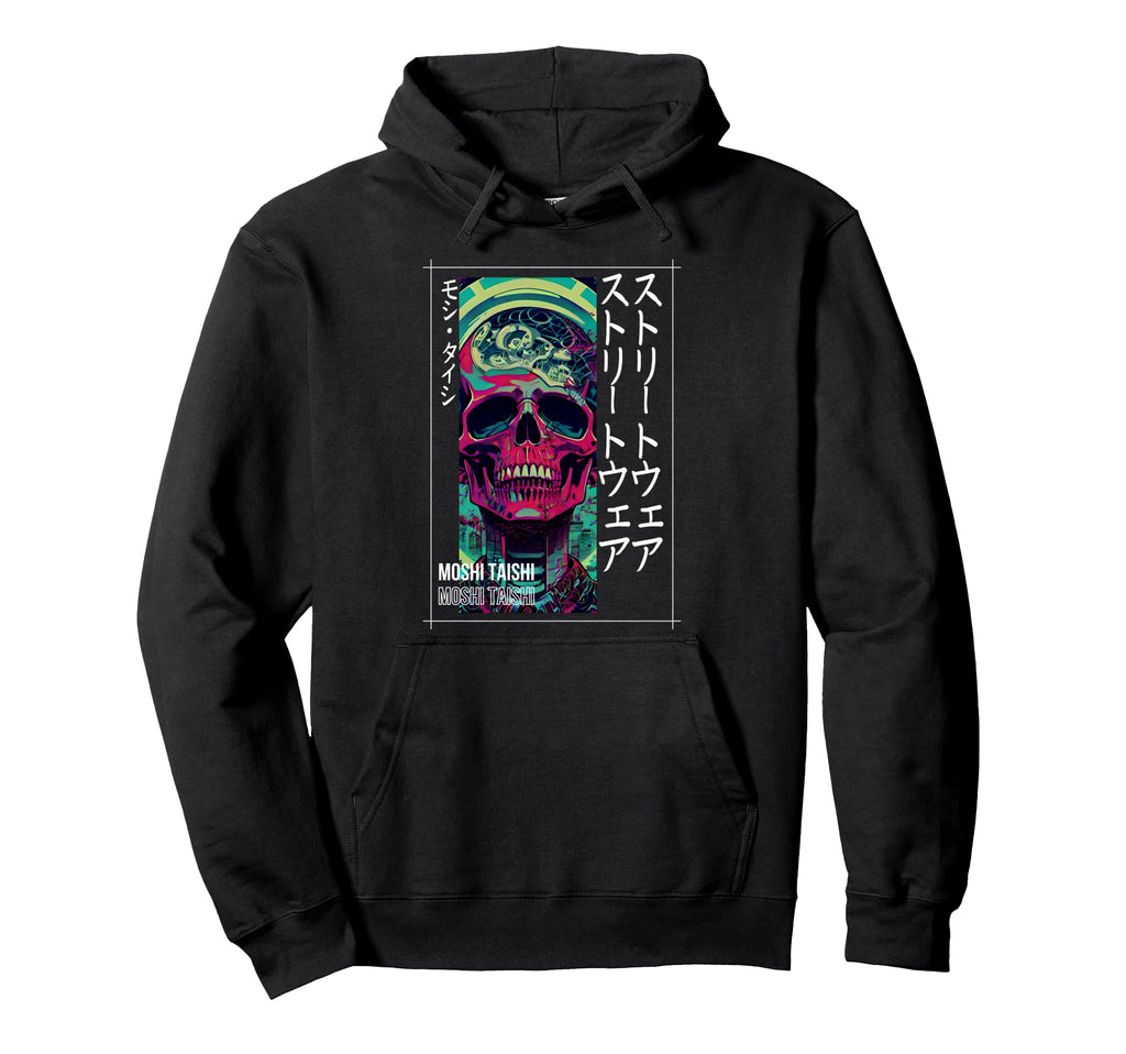 Japanese Streetwear Vaporwave Otaku Hoodie - Graphic Print for Adults - T-Shirt, Sweatshirt, Hoodie