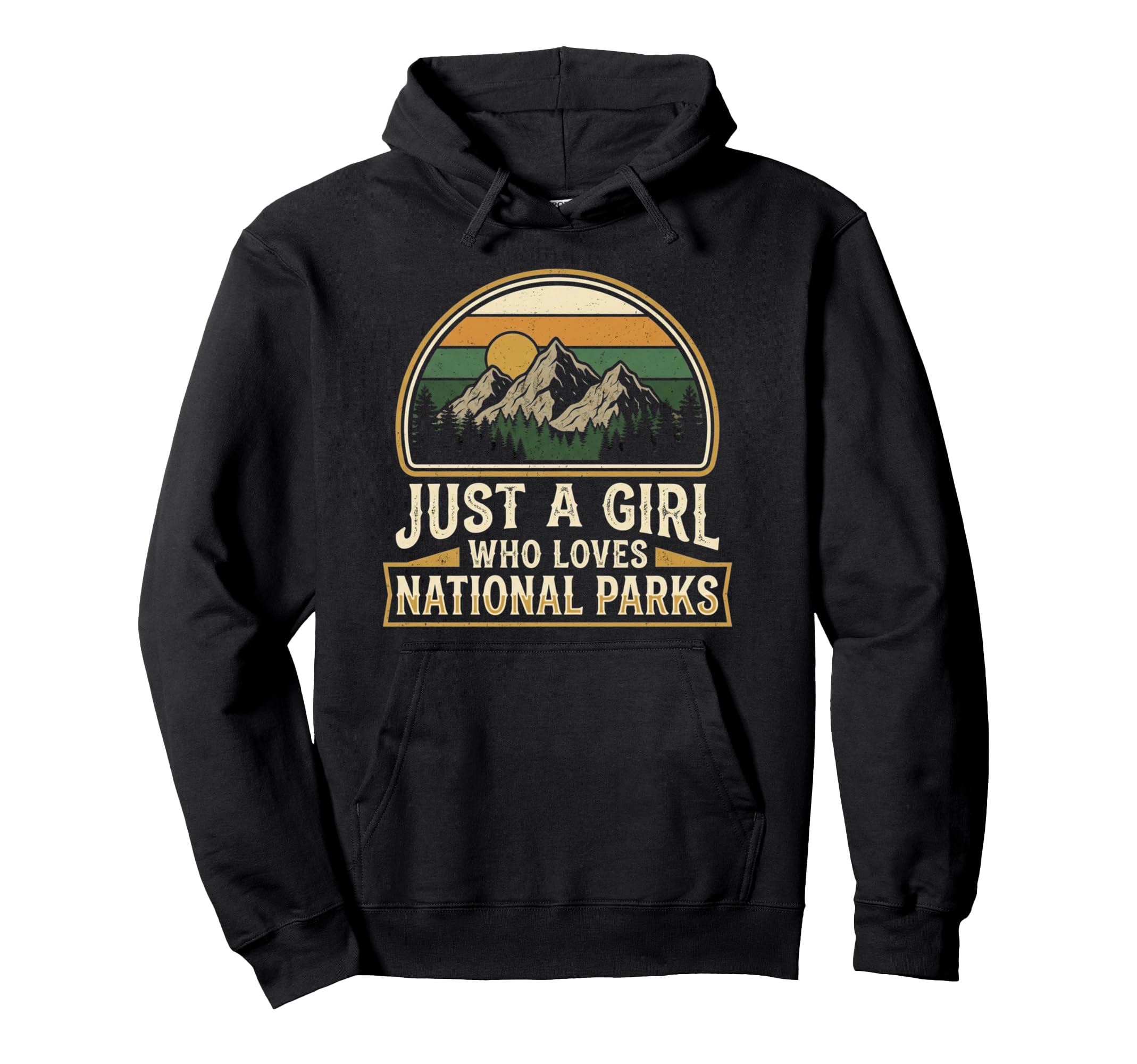 Just Who Loves National Parks Hoodie - Casual Everyday Wear Unisex - T-Shirt, Sweatshirt, Hoodie