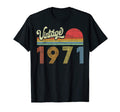 1971 Birthday Gift Born Made 1971 Sunset T-Shirt - Unique Graphic Men Women - T-Shirt, Sweatshirt, Hoodie